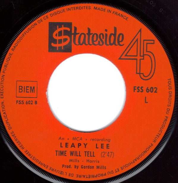 Leapy Lee : Little Arrows / Time Will Tell (7", Single)