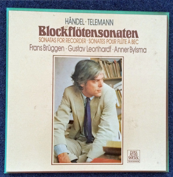 Georg Friedrich Händel, Georg Philipp Telemann, Frans Brüggen, Gustav Leonhardt, Anner Bylsma : Blockflötensonaten (2xLP, Box)