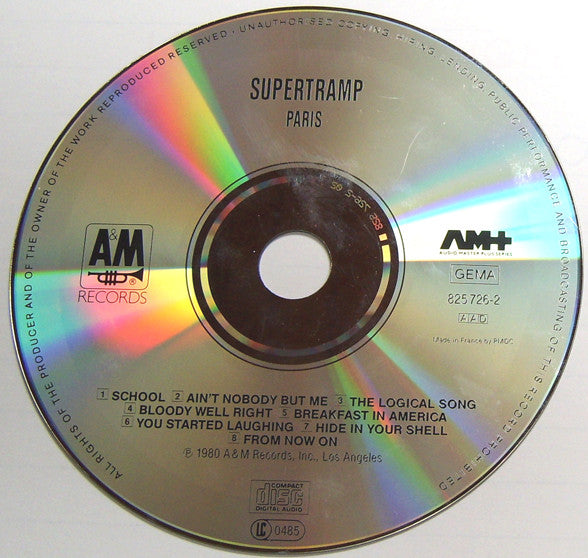 Supertramp : Paris (2xCD, Album, RE, RM)