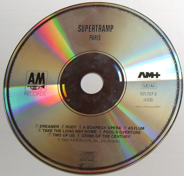 Supertramp : Paris (2xCD, Album, RE, RM)