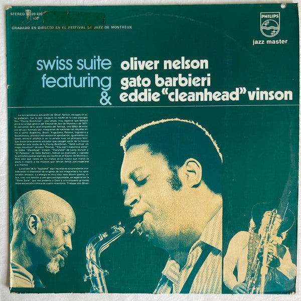 Oliver Nelson : Swiss Suite (LP, Album)