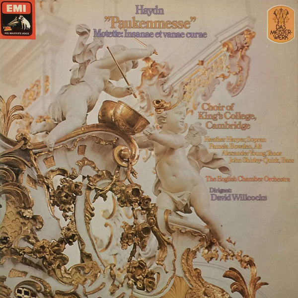 Joseph Haydn - Heather Harper, Pamela Bowden, Alexander Young, John Shirley-Quirk, The King's College Choir Of Cambridge, English Chamber Orchestra, David Willocks : Paukenmesse (LP, Album)