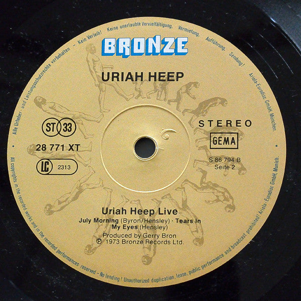 Uriah Heep : Uriah Heep Live (2xLP, Album, RE, Gat)