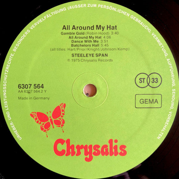 Steeleye Span : All Around My Hat (LP, Album)