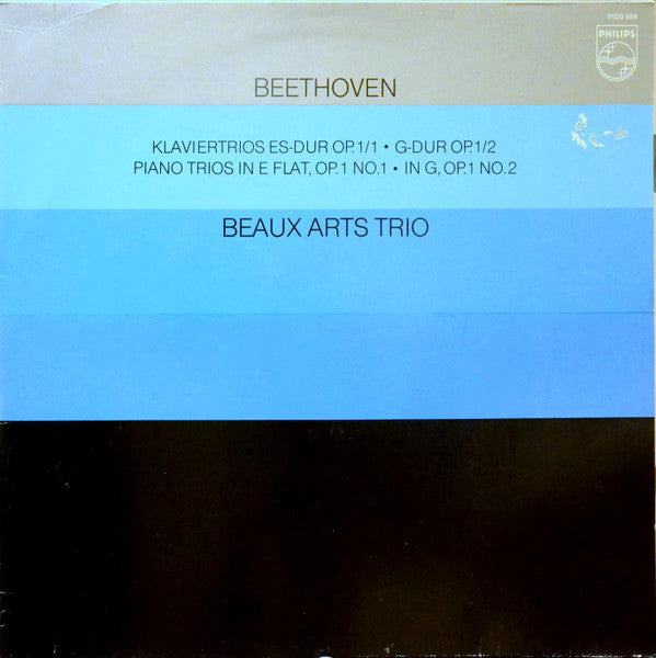Ludwig van Beethoven, Beaux Arts Trio : Piano Trios  Op. 1 No. 1, Op. 1 No. 2 (LP)