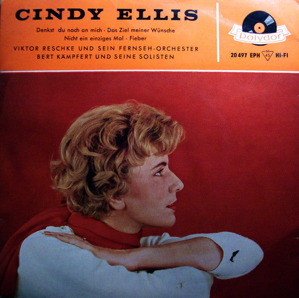 Cindy Ellis : Denkst Du Noch An Mich + 3 (7", EP, Mono)