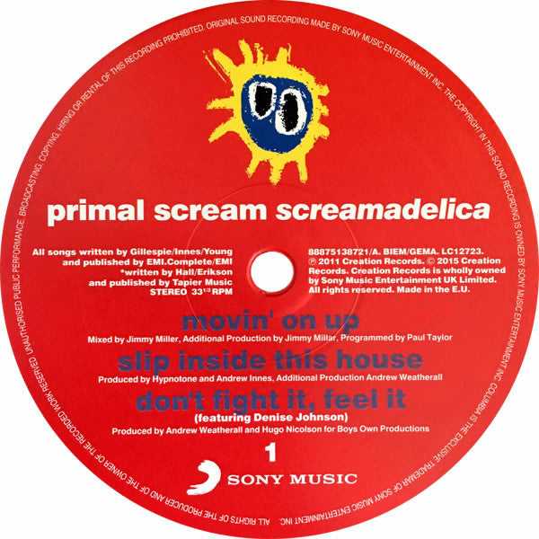 Primal Scream : Screamadelica (2xLP, Album, RE, Gat)