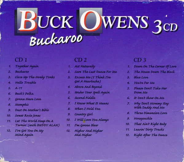 Buck Owens : Buckaroo (3xCD, Comp)