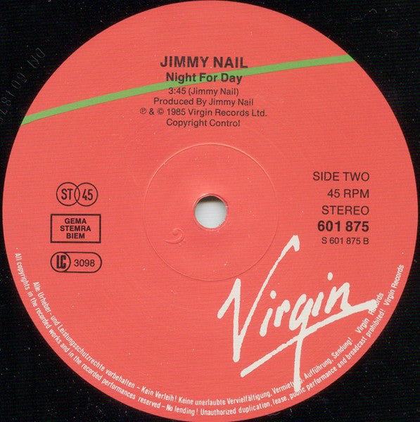 Jimmy Nail : Love Don't Live Here Anymore (Extended Version) (12", Maxi)