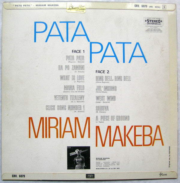 Miriam Makeba : Pata Pata (LP, Album)