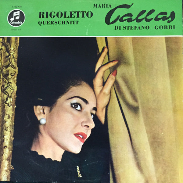 Verdi*, Callas*, di Stefano*, Gobbi*, Serafin*, Coro* E Orchestra Del Teatro Alla Scala Di Milano* : Rigoletto (Großer Querschnitt In Italienischer Sprache) (LP)