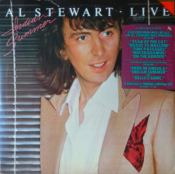 Al Stewart : Live Indian Summer (2xLP, Album, Pit)