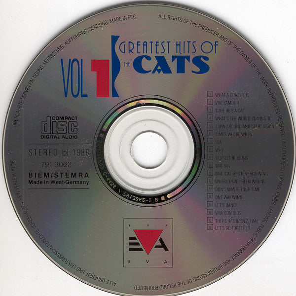 The Cats : Greatest Hits Of The Cats - Vol 1 And 2 (2xCD, Comp)