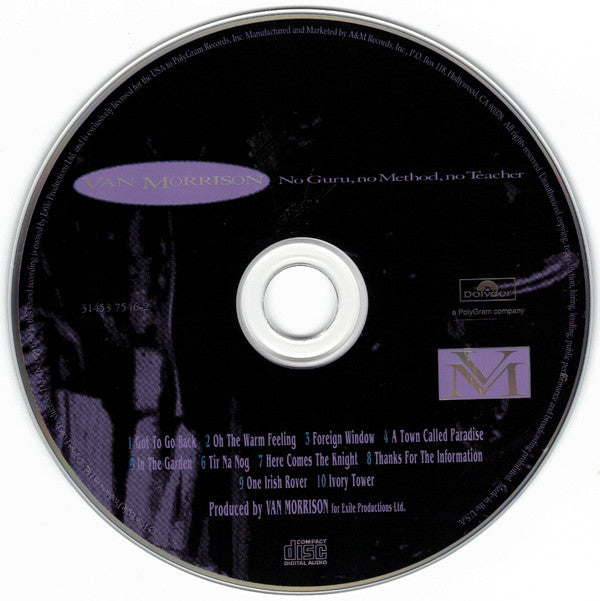 Van Morrison : No Guru, No Method, No Teacher (CD, Album, RE, RM)