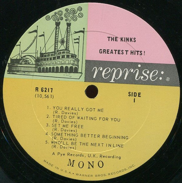 The Kinks : The Kinks Greatest Hits! (LP, Comp, Mono, Pit)