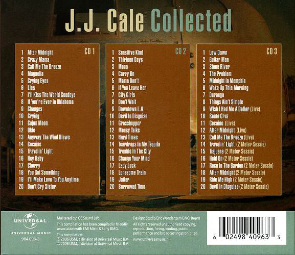 J.J. Cale : Collected (3xCD, Comp)