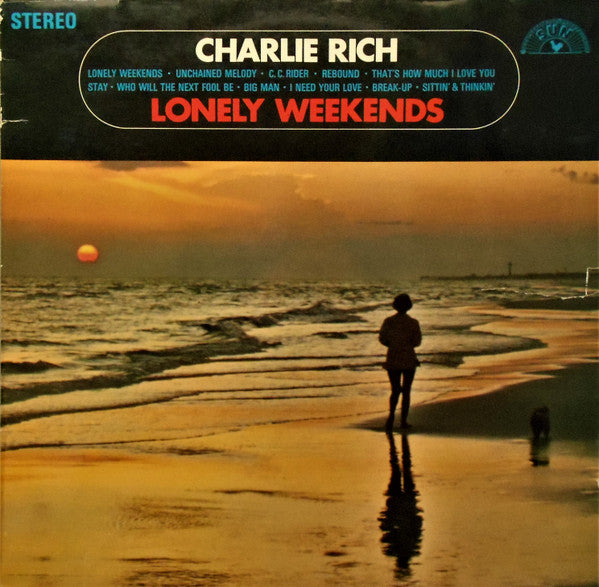 Charlie Rich : Lonely Weekends (LP, Comp, RE)