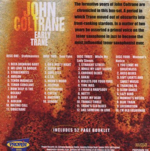 John Coltrane : Early Trane (4xCD, Comp + Box)