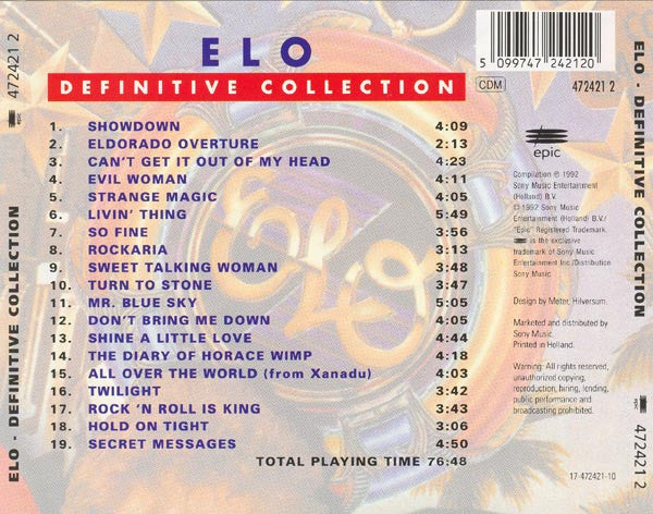 ELO* : Definitive Collection (CD, Comp)
