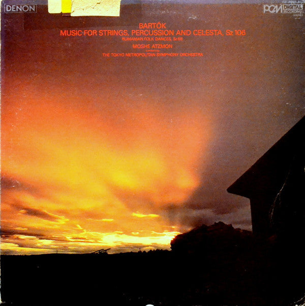Béla Bartók : Moshe Atzmon Conducting Tokyo Metropolitan Symphony Orchestra : Music For Strings, Percussion And Celesta, Sz 106 / Rumanian Folk Dances, Sz 68 (LP)