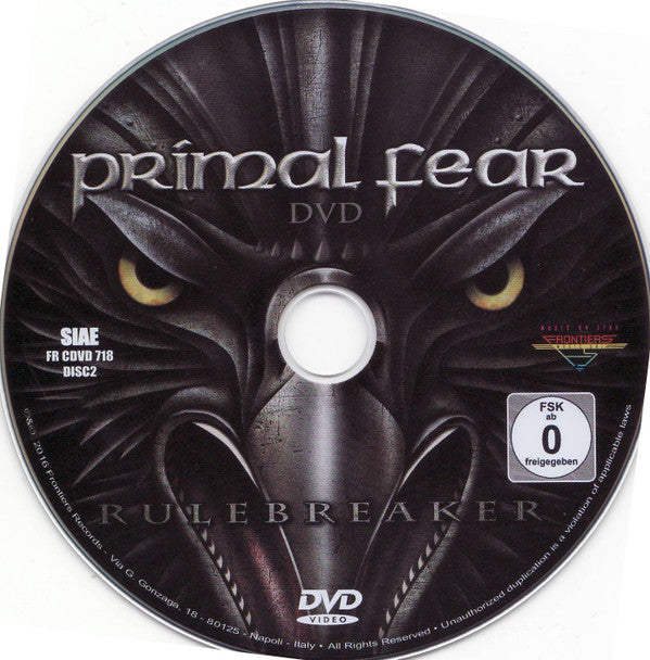 Primal Fear : Rulebreaker (CD, Album + DVD-V, NTSC + Dlx, Dig)