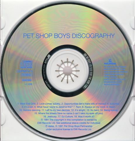 Pet Shop Boys - Discography (The Complete Singles Collection) (CD) - Discords.nl