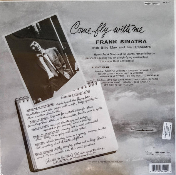 Frank Sinatra, Billy May And His Orchestra - Come Fly With Me (LP) - Discords.nl