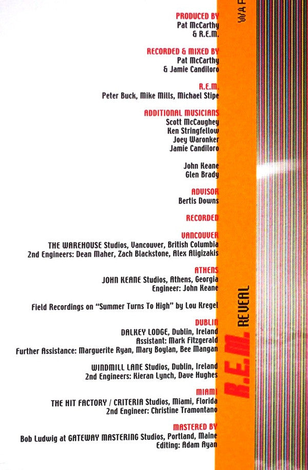 R.E.M. - Reveal (CD) - Discords.nl