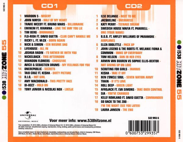 Various - Radio 538 - Hitzone 55 (CD Tweedehands) - Discords.nl