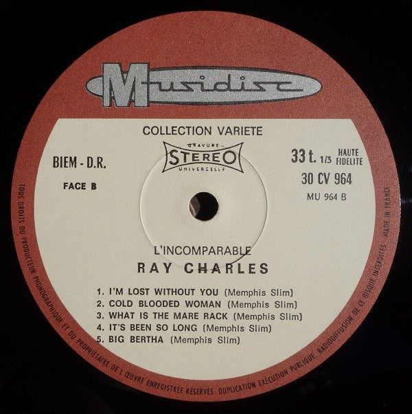 Ray Charles - L'Incomparable (LP Tweedehands) - Discords.nl