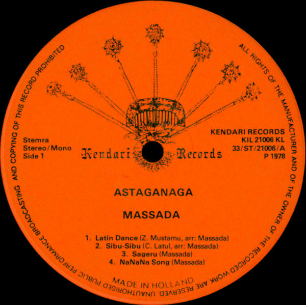 Massada (2) : Astaganaga (LP, Album, Gat)