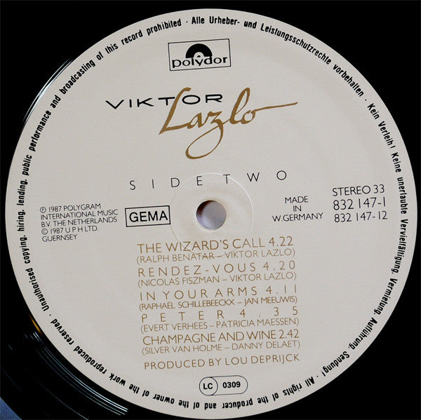 Viktor Lazlo : Viktor Lazlo (LP, Album)