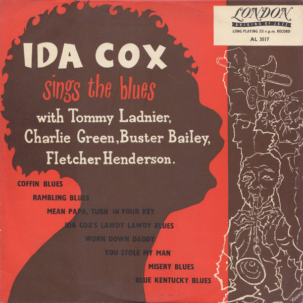 Ida Cox : Ida Cox Sings The Blues (10", Comp)