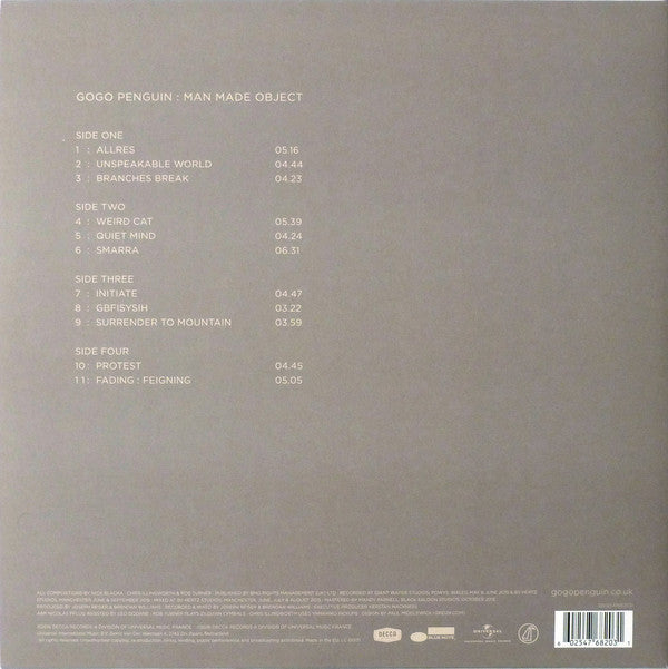 GoGo Penguin : Man Made Object (2xLP, Album)