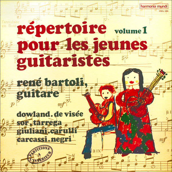 René Bartoli : Répertoire Pour Les Jeunes Guitaristes, Volume 1 (LP, Album)