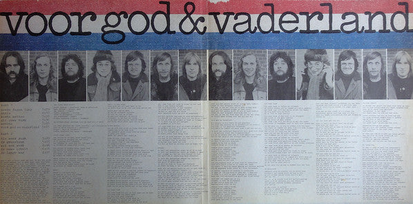 Bots : Voor God En Vaderland (LP, Album)