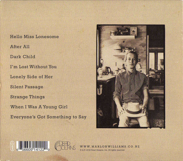 Marlon Williams (6) : Marlon Williams  (CD, Album)