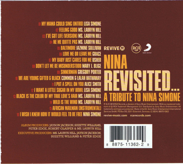 Various : Nina Revisited... A Tribute to Nina Simone (CD, Album)