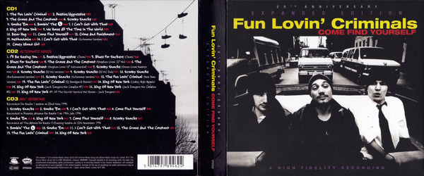 Fun Lovin' Criminals : Come Find Yourself (20th Anniversary Expanded Edition) (3xCD, Album)