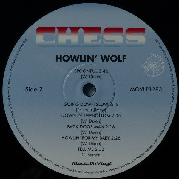 Howlin' Wolf : Howlin' Wolf (LP, Album, RE, 180)