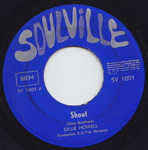 Ollie Howell : Shout (7")