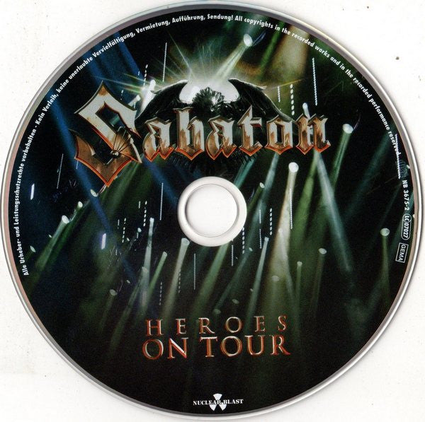 Sabaton : Heroes On Tour (CD, Album)