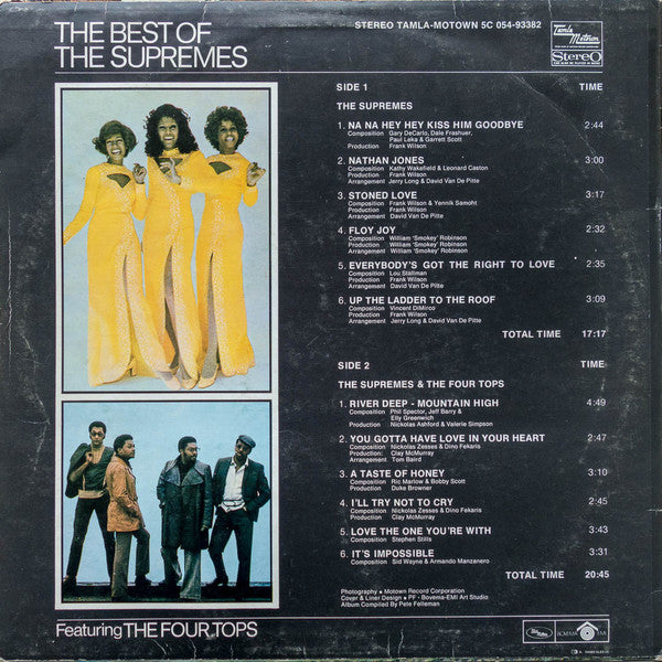 The Supremes Featuring The Four Tops* : The Best Of The Supremes Featuring The Four Tops (LP, Comp)