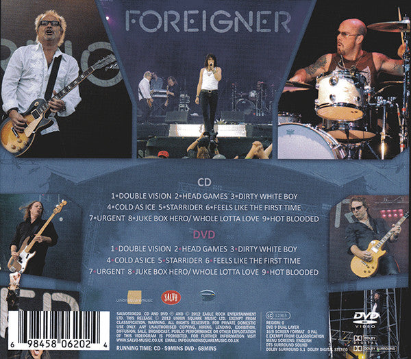 Foreigner : Alive & Rockin' (CD, Album + DVD-V, Multichannel, Reg + RE, Dig)