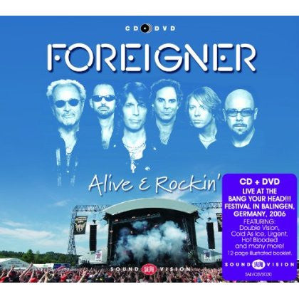 Foreigner : Alive & Rockin' (CD, Album + DVD-V, Multichannel, Reg + RE, Dig)