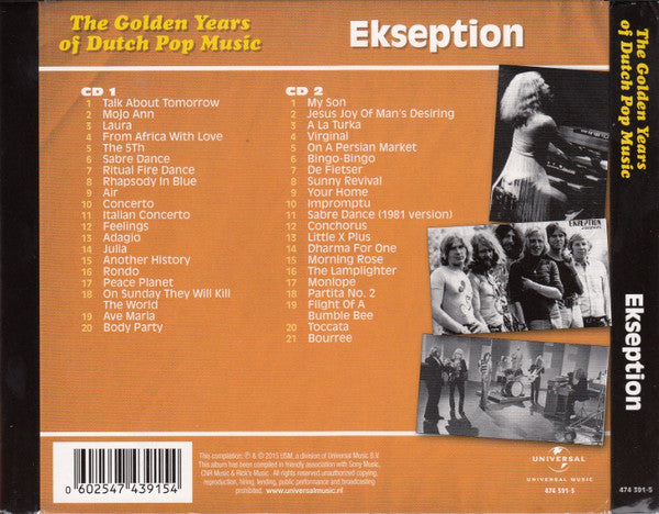 Ekseption : The Golden Years Of Dutch Pop Music (A&B Sides And More) (2xCD, Comp, RM)
