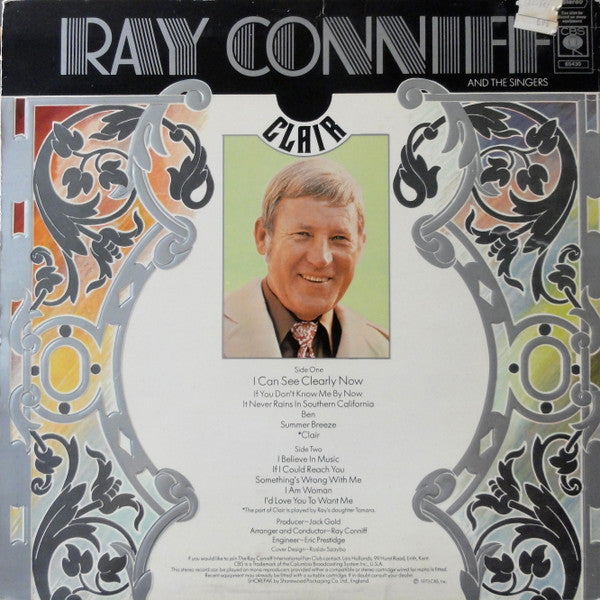 Ray Conniff And The Singers : Clair (I Can See Clearly Now) (LP, Album, Emb)