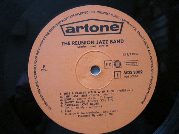 The Reunion Jazz Band : Reunion (LP, Album, Mono)