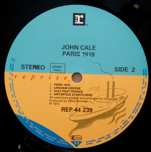 John Cale : Paris 1919 (LP, Album, RE)