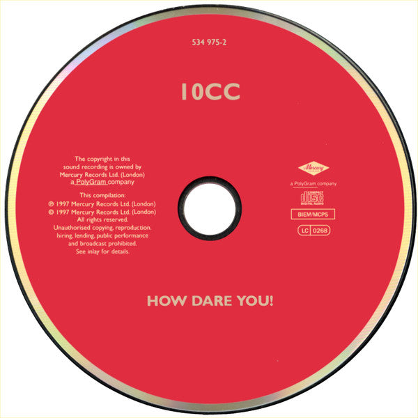 10cc : How Dare You! (CD, Album, RE, RM)